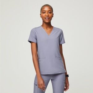 Figs brand vapor blue space dye scrub set